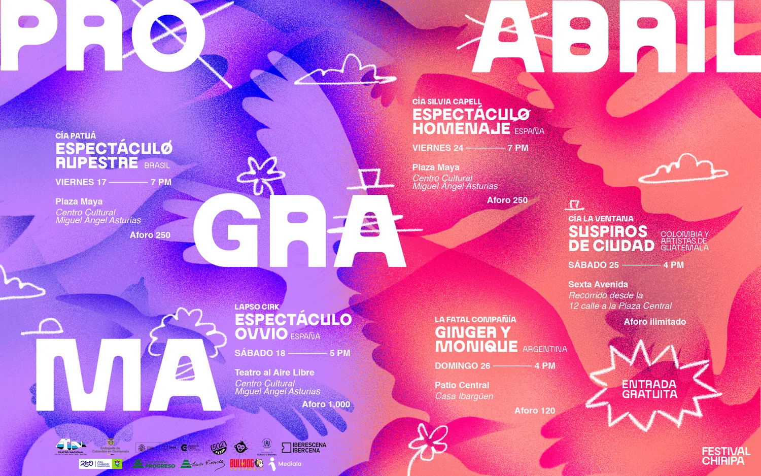 Programa oficial de Festival Chiripa